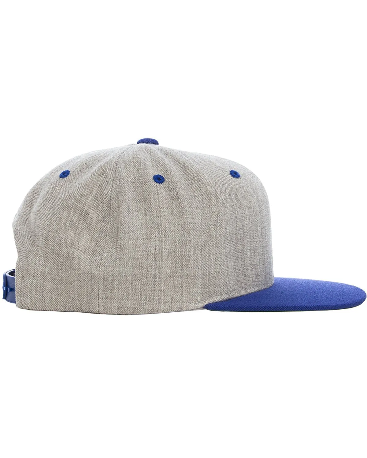6089MT-Yupoong-HEATHER/ ROYAL