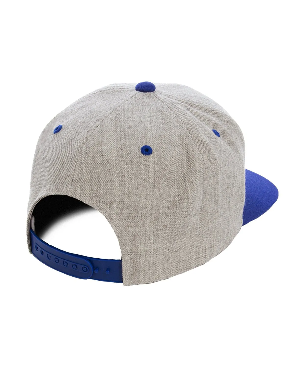 6089MT-Yupoong-HEATHER/ ROYAL