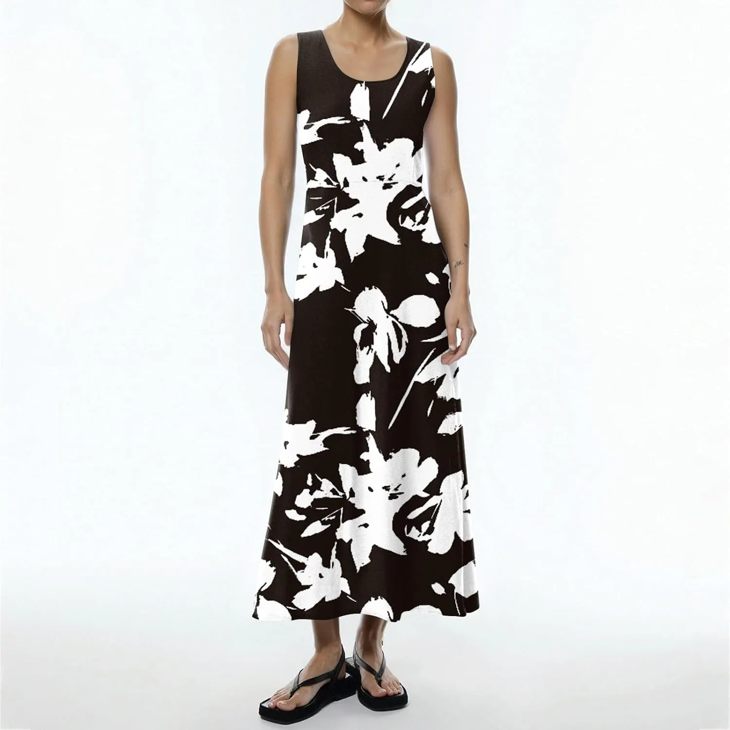 Beach Vacation Clothes for Women Summer Spring Dresses 2025 Sleeveless Plus Size Casual Sundresses