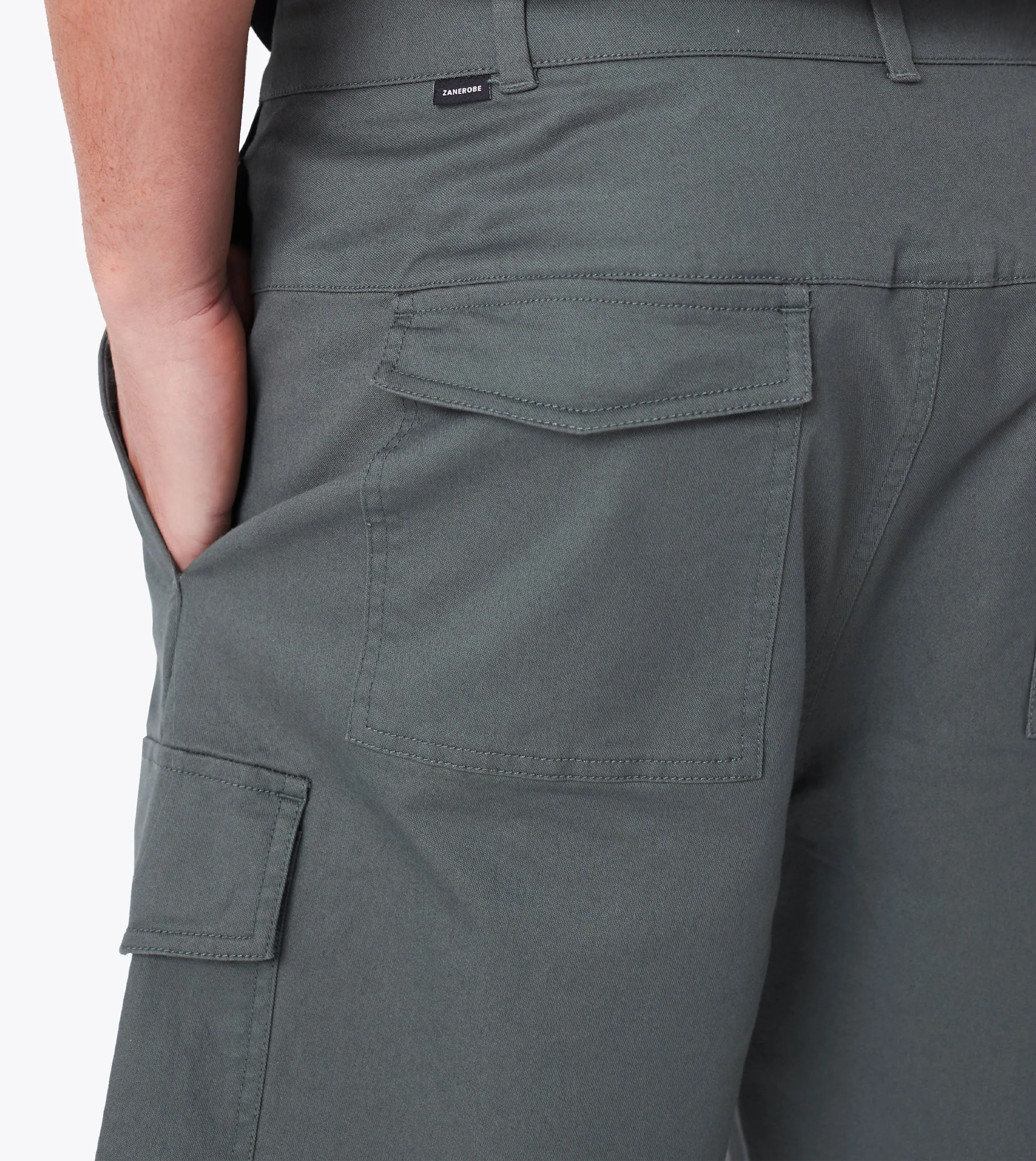 Box    Cargo Short Olive