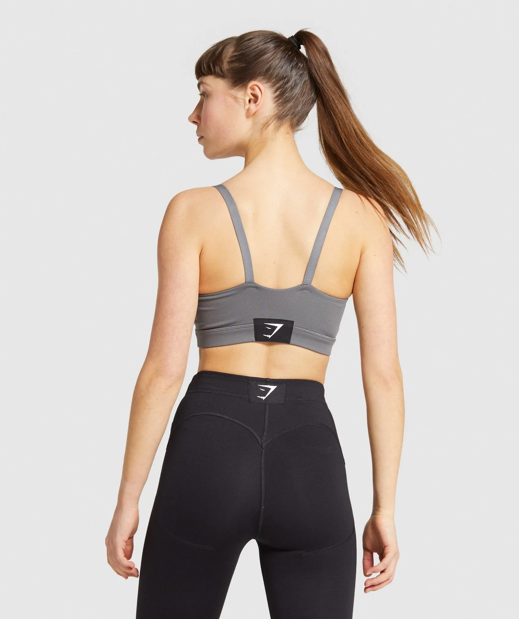 Gymshark Combat Sports Bra - Smokey Grey