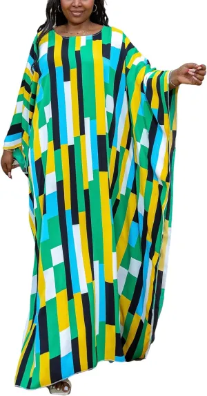 KINIKO Plus Size Kaftan Dresses for Women Caftan Bathing Suit Cover Up Casual Maxi Beach Loungewear Kimono