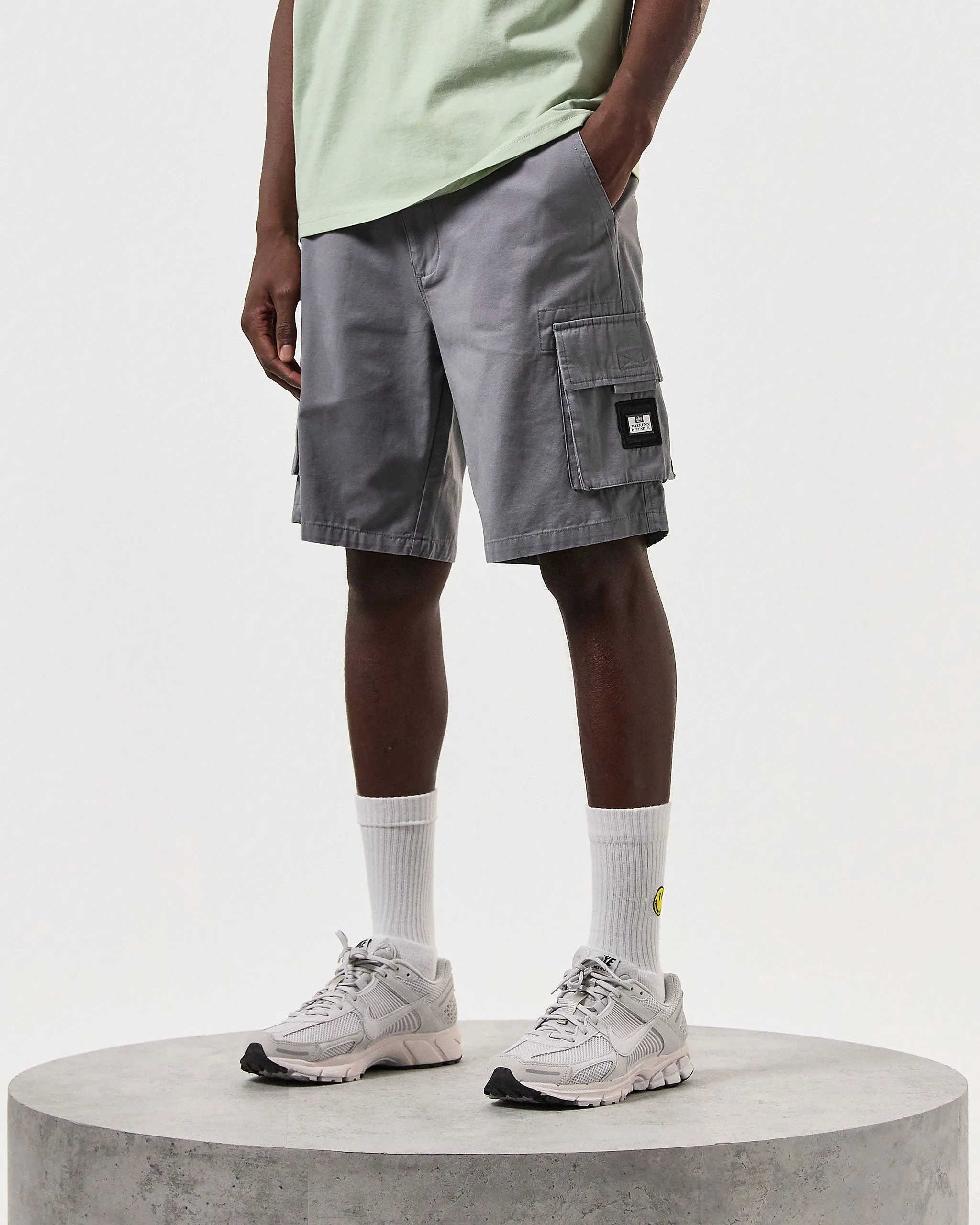 Mascia Cargo Shorts Smokey Grey