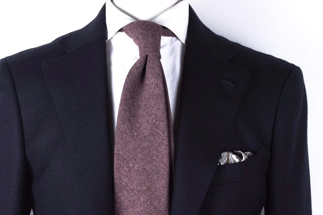 Mauve Wool Cashmere
