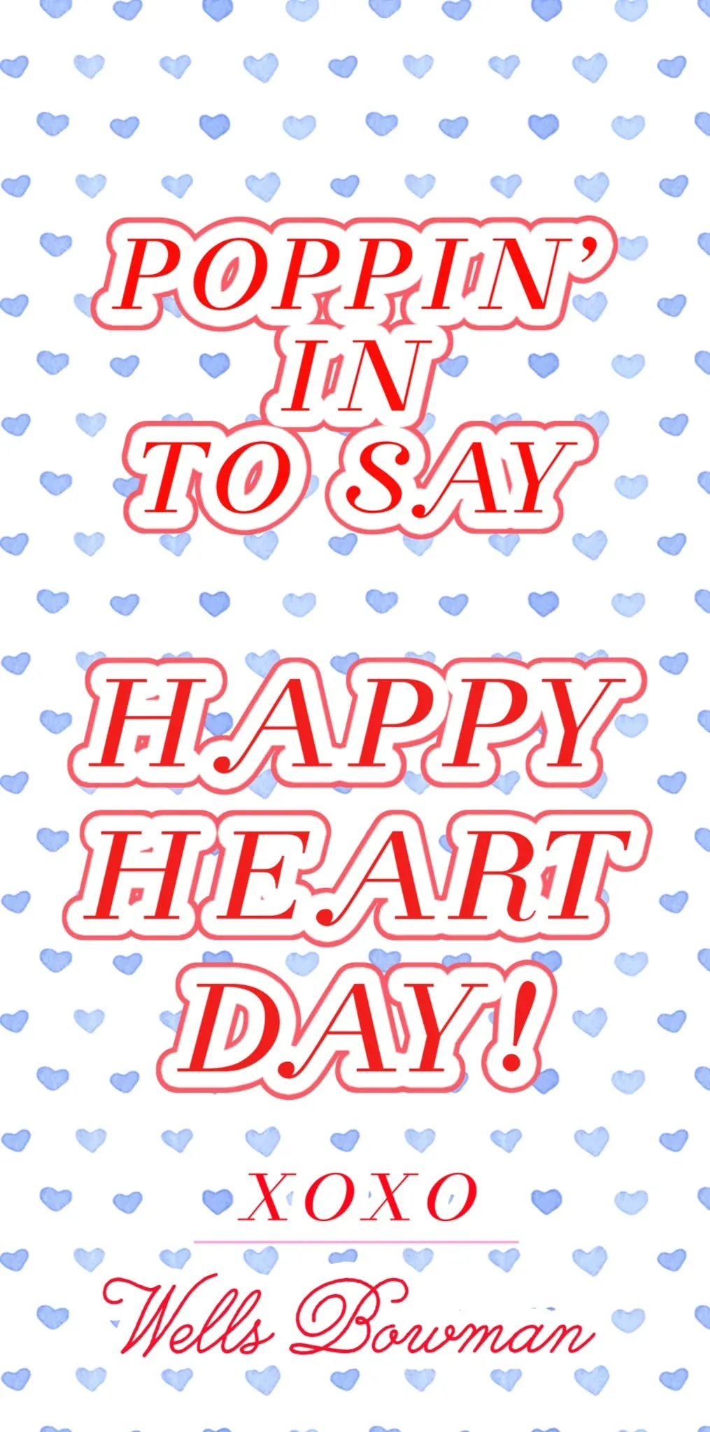 Poppin' Mini Hearts Blue