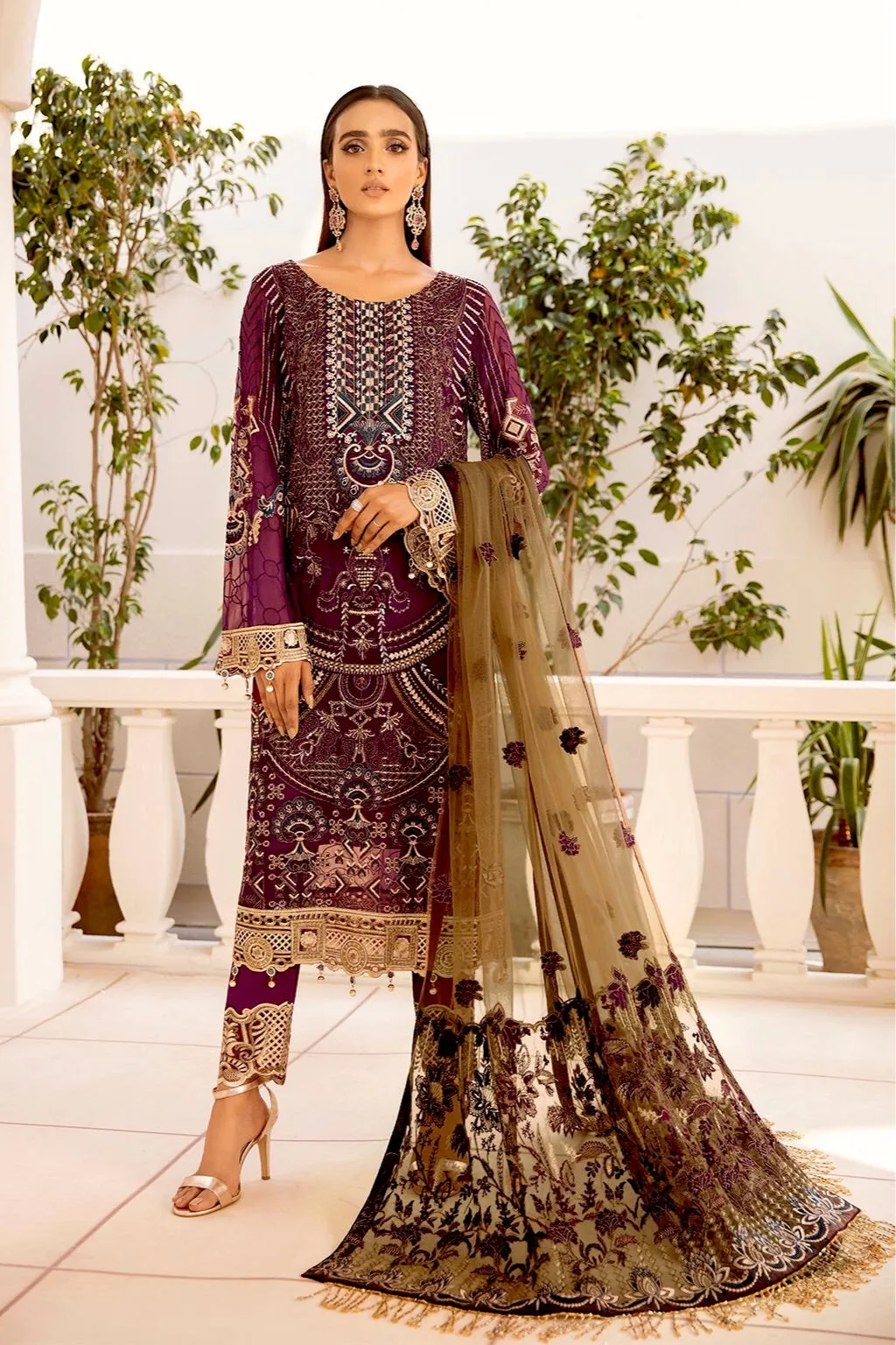Ramsha Chevron Chiffon Collection Vol-4 – A-401