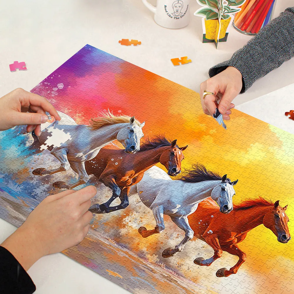 Rushing Colors Jigsaw Puzzle 1000 Pieces