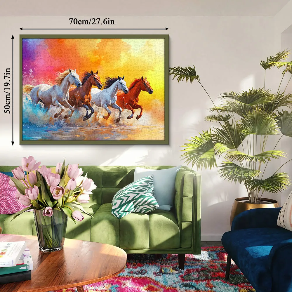 Rushing Colors Jigsaw Puzzle 1000 Pieces