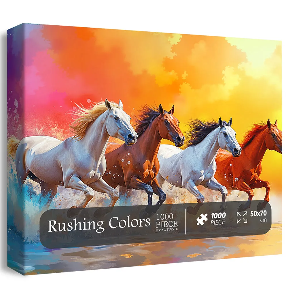 Rushing Colors Jigsaw Puzzle 1000 Pieces