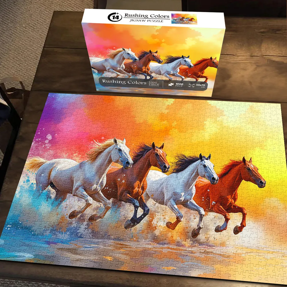 Rushing Colors Jigsaw Puzzle 1000 Pieces