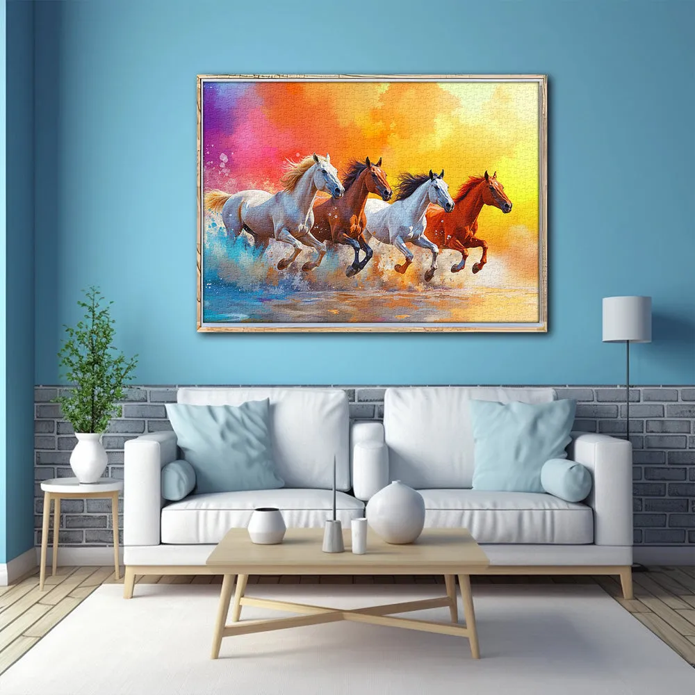 Rushing Colors Jigsaw Puzzle 1000 Pieces