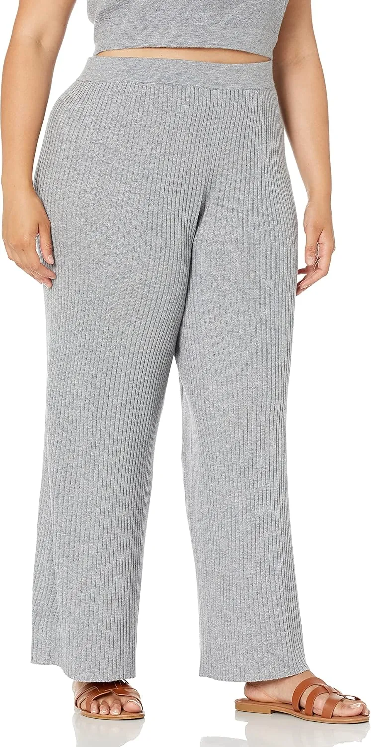 The Drop Women's Catalina Pull-on Rib Sweater Pant
