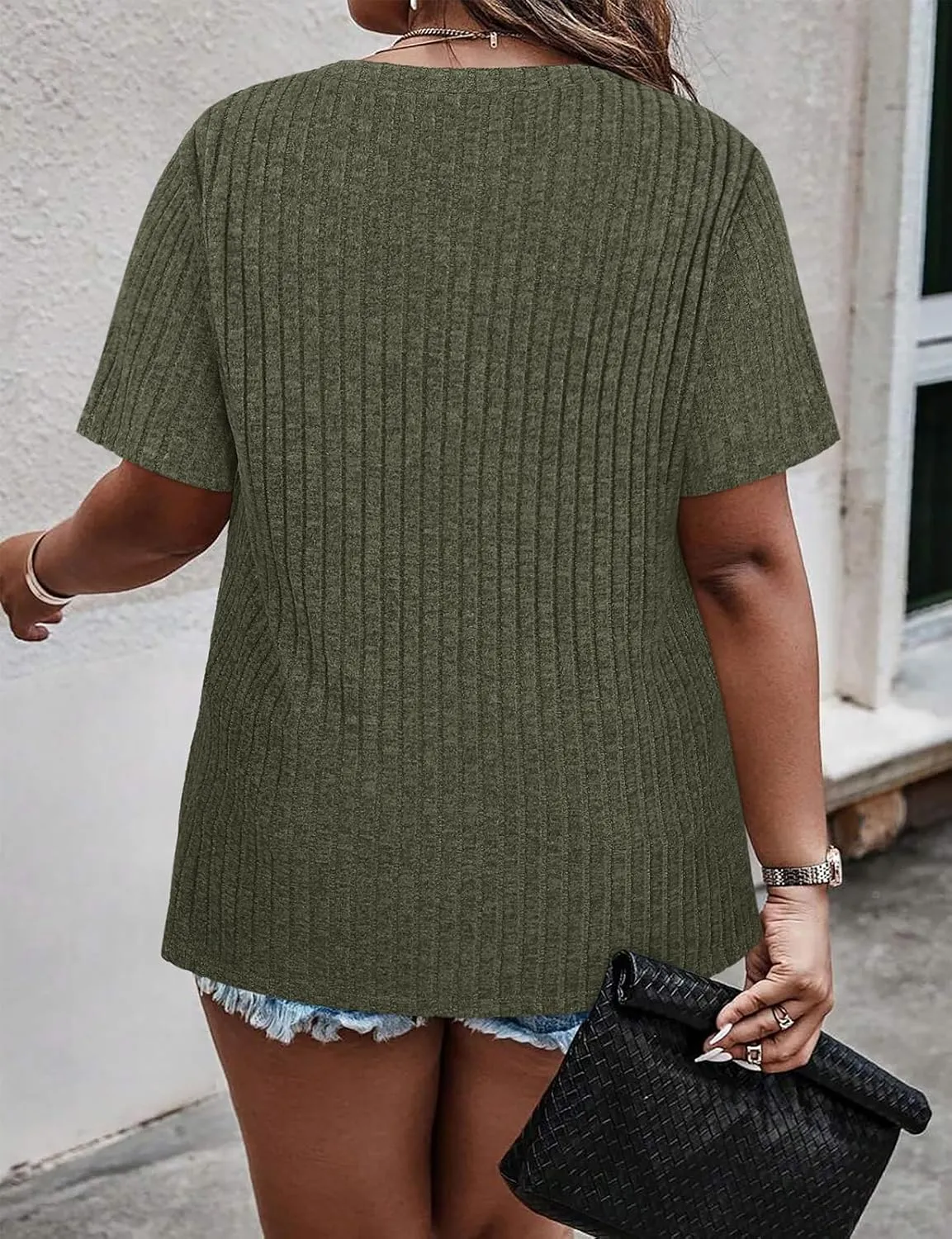 Viracy Plus Size Womens Tops 1/4 Zip Up Casual Shirts Lightweight Short Sleeve Tunics